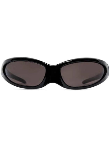 Eyewear Skin Cat Round Frame Sunglasses 718476T0007 - BALENCIAGA - BALAAN 1