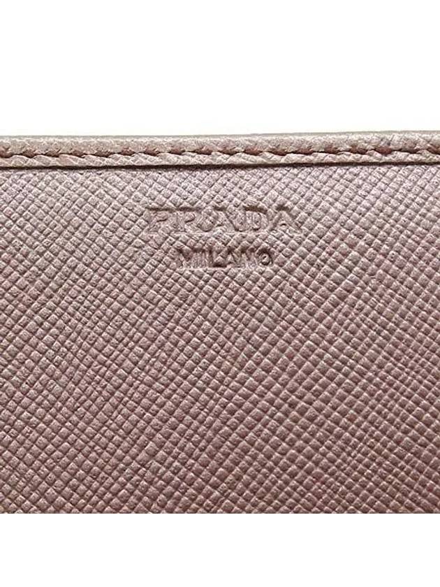 1M1132 Silver Logo SAFFIANO Long Wallet - PRADA - BALAAN 6