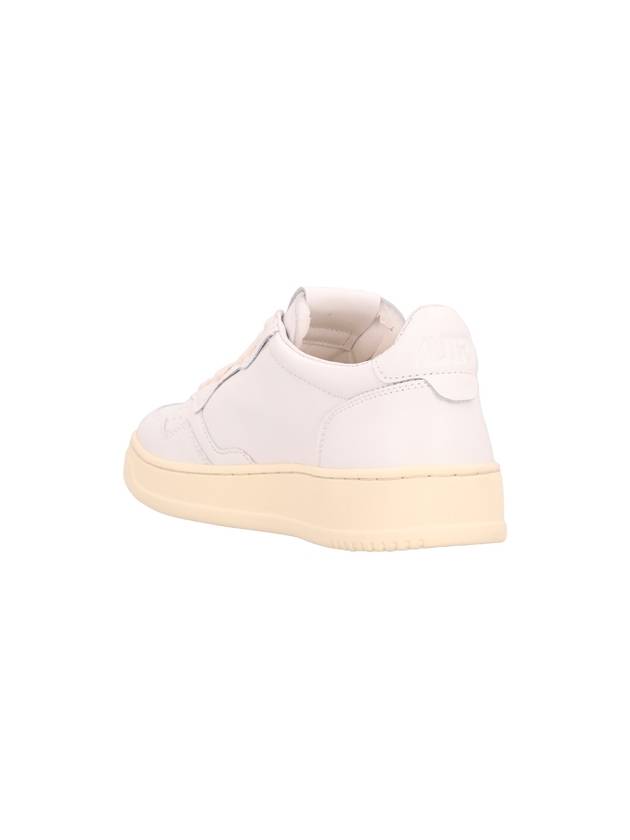 Medalist Leather Low Top Sneakers White - AUTRY - BALAAN 4