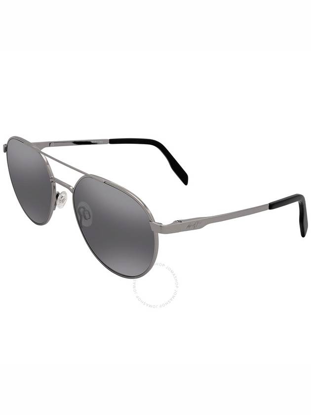 Maui Jim Waterfront Dual Mirror Silver to Black Round Unisex Sunglasses DSB830-11 55 - MAUI JIM - BALAAN 3