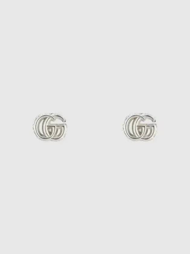 GG Marmont Earrings Silver - GUCCI - BALAAN 1