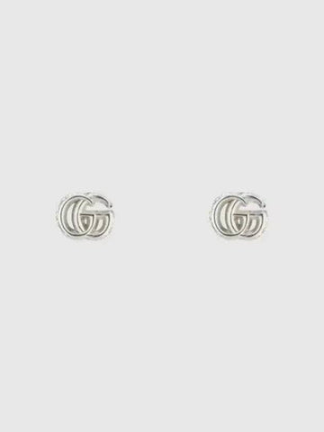 GG Marmont Earrings Silver - GUCCI - BALAAN 1