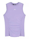 Hanna Logo Round Neck Sleeveless Sand Verbena - J.LINDEBERG - BALAAN 2