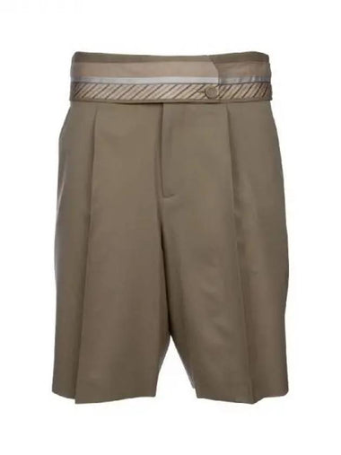 Dior turn up waist wool shorts 270967 - DIOR - BALAAN 1