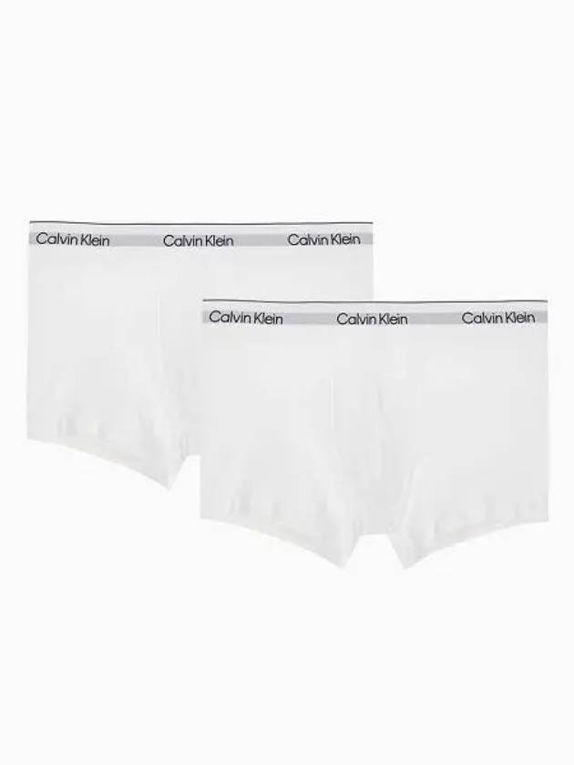 UNDERWEAR Men s Modern Cotton Stretch Trunks 2PK NB3985100 - CALVIN KLEIN - BALAAN 1