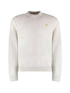 Baby Fox Patch Regular Knit Top Light Grey Melange - MAISON KITSUNE - BALAAN 2