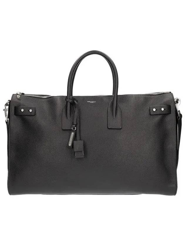 Sac De Jour Supple Duffel Bag Black - SAINT LAURENT - BALAAN 3