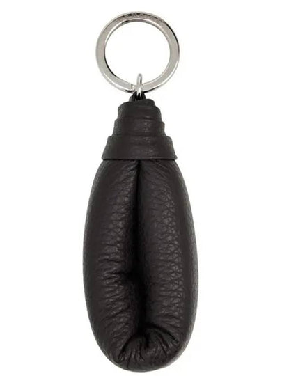 Wadded Soft Grained Leather Key Holder Dark Chocolate - LEMAIRE - BALAAN 2