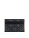 Monogram Eclipse Double Card Wallet Black - LOUIS VUITTON - BALAAN 2