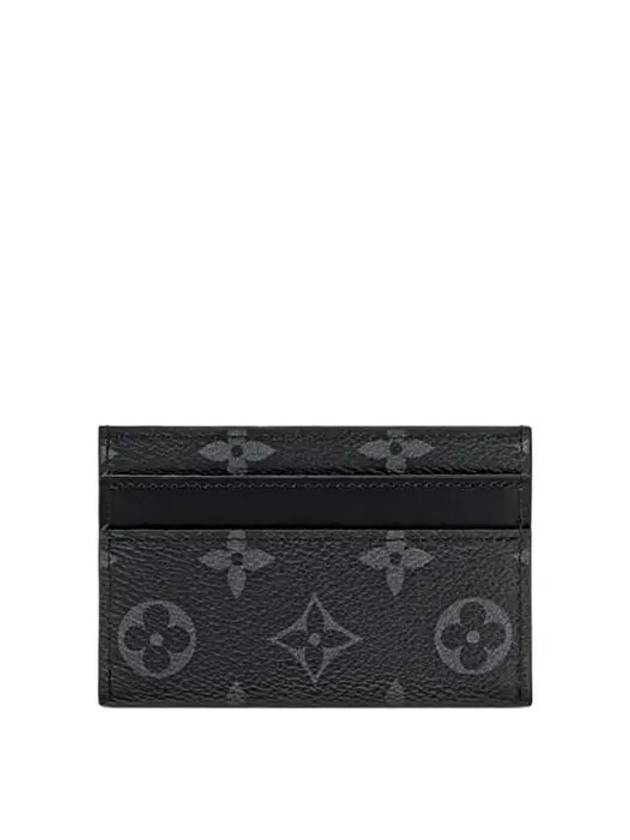 Monogram Eclipse Double Card Wallet Black - LOUIS VUITTON - BALAAN 2