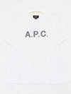 Logo Cotton Short Sleeve T-shirt White - A.P.C. - BALAAN 2