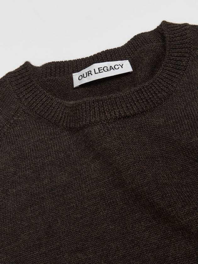 Merino Wool Knit Top Brown - OUR LEGACY - BALAAN 4