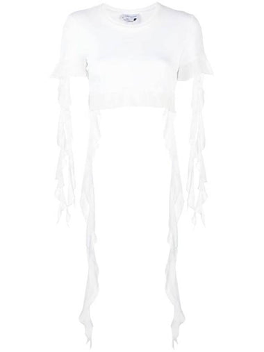 Blumarine T-Shirt M/C C/Ruches Clothing - BLUMARINE - BALAAN 1