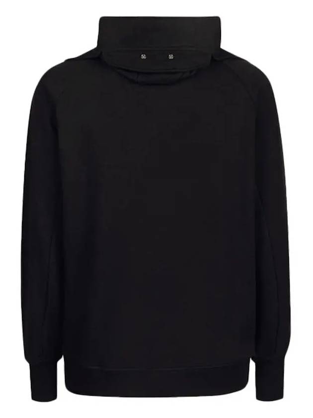 Diagonal Goggles Zip-Up Hoodie Black - CP COMPANY - BALAAN 4