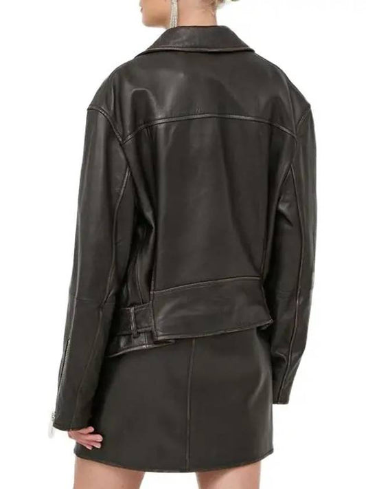 Women's LESSY leather jacket 2354460339 600 001 - MAX MARA - BALAAN 2