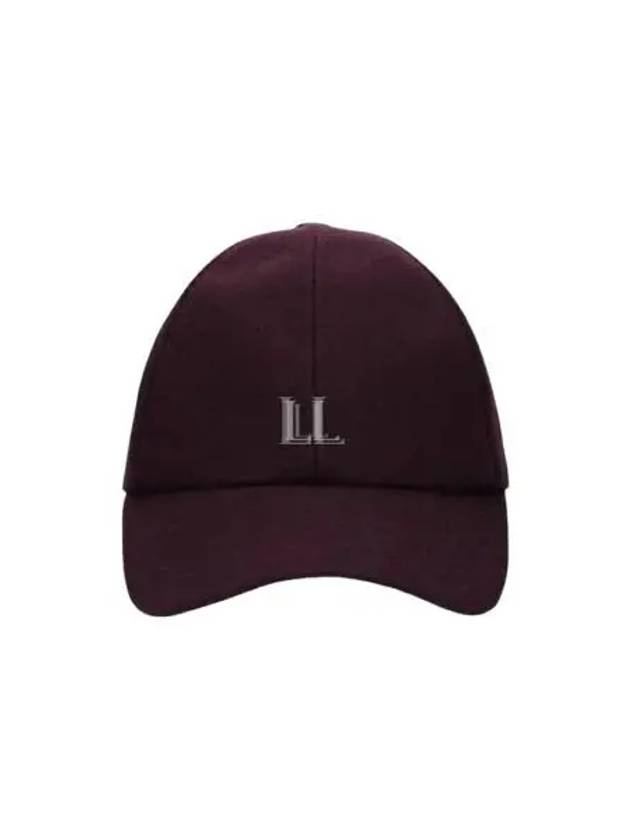 Signature Logo Wool Ball Cap Burgundy - COURREGES - BALAAN 2