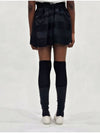 AW42AS07 Cable high knee socks dark gray - ATHPLATFORM - BALAAN 4