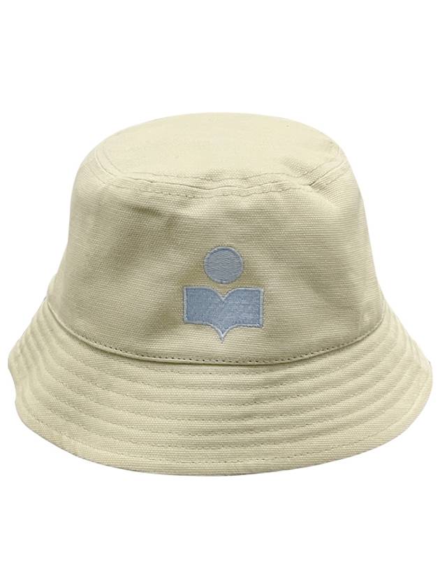 Haley Embroidered Logo Bucket Hat Ivory - ISABEL MARANT - BALAAN 2