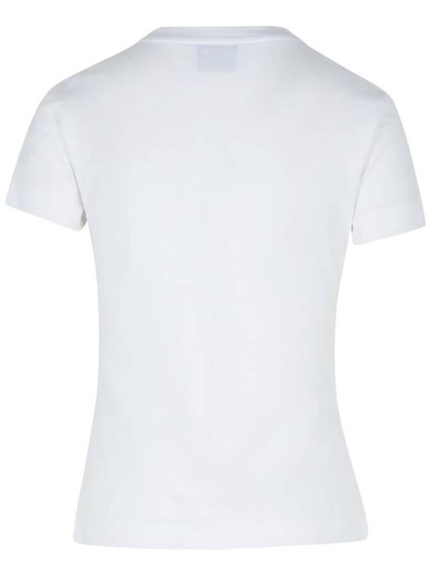 Moschino Jeans White Cotton T-Shirt - MOSCHINO - BALAAN 3