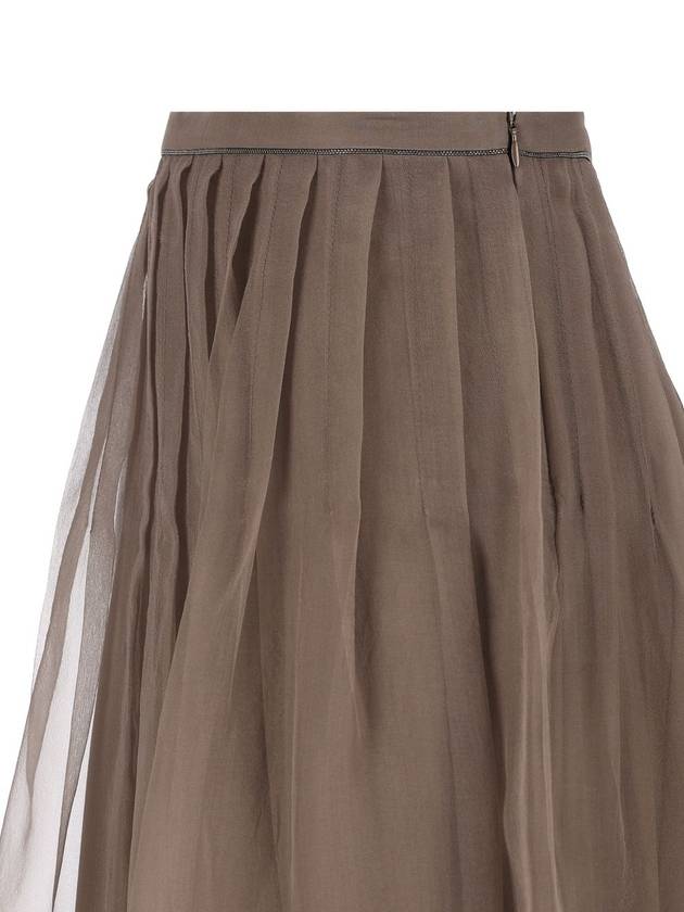 Brunello Cucinelli Skirts Brown - BRUNELLO CUCINELLI - BALAAN 3