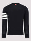 4 Bar Armband Classic Merino Wool Knit Top Navy - THOM BROWNE - BALAAN 3