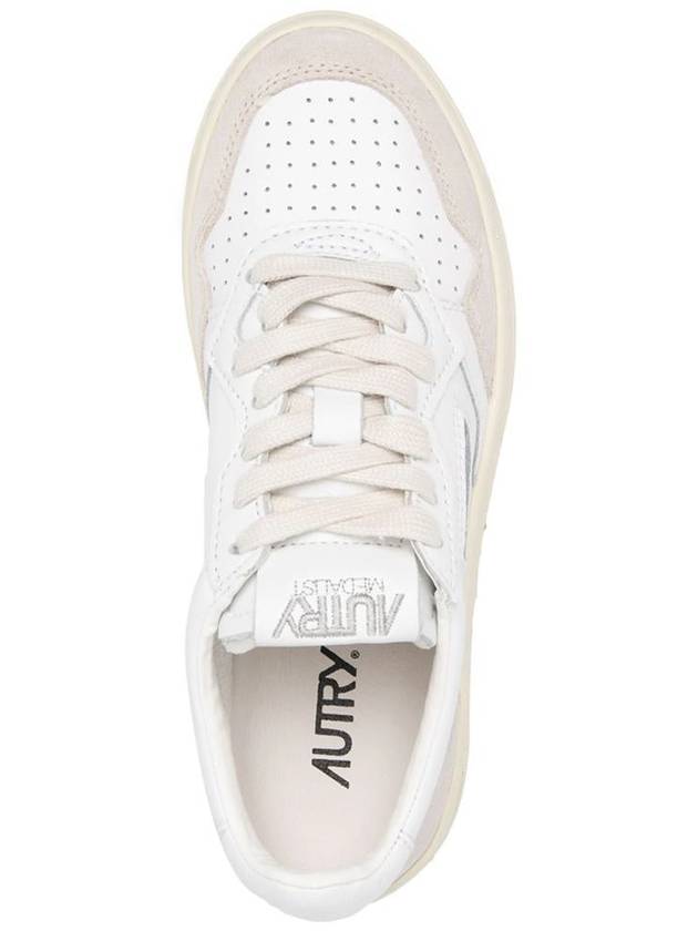 Medalist Goatskin Low Top Sneakers White - AUTRY - BALAAN 5