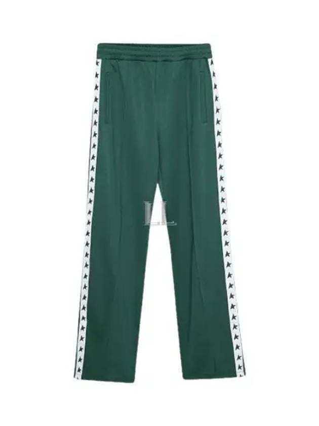 Side Star Logo Track Pants Green - GOLDEN GOOSE - BALAAN 2