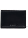 4G Classic Grain Calfskin Half Wallet Black - GIVENCHY - BALAAN 2