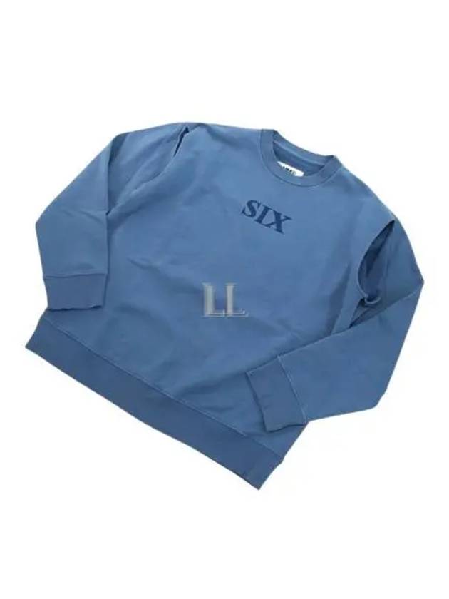 Six Logo Sweatshirt Blue - MAISON MARGIELA - BALAAN 2