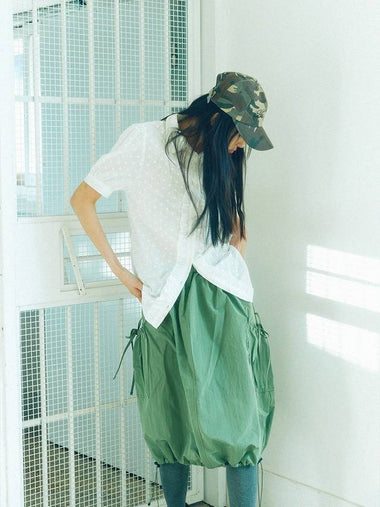 Ripstop String Skirt_Green - KOOKEESEE - BALAAN 1