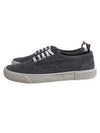 Heritage Wool Low Top Sneakers Grey - THOM BROWNE - BALAAN 2