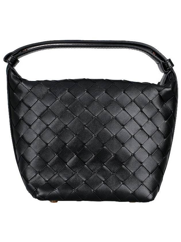 Candy Wallace Intrecciato Tote Bag Black - BOTTEGA VENETA - BALAAN 2