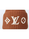 LV Headline Beanie Noisette - LOUIS VUITTON - BALAAN 5