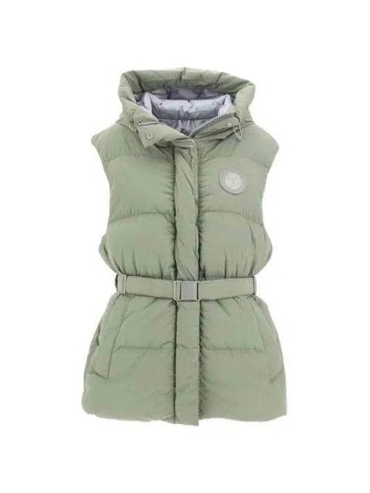 Rayla Tonal Label Padding Vest Sagebrush Green - CANADA GOOSE - BALAAN 2