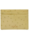 Logo Card Wallet Yellow - PRADA - BALAAN 5