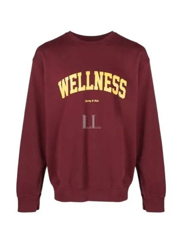 Wellness Sweatshirt Burgundy - SPORTY & RICH - BALAAN 2