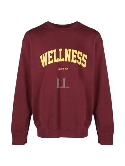 Wellness Sweatshirt Burgundy - SPORTY & RICH - BALAAN 2