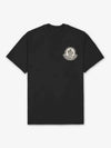 Logo Crew Neck Short Sleeve T Shirt Charcoal - MONCLER - BALAAN 2