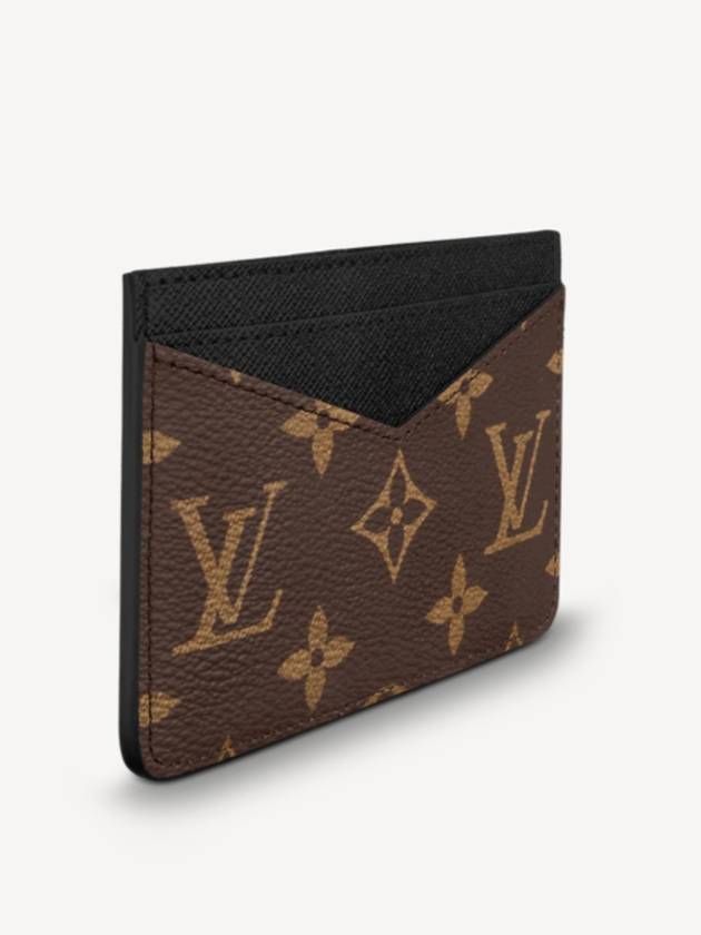 Neo Porte Monogram Card Wallet Black Brown - LOUIS VUITTON - BALAAN 3