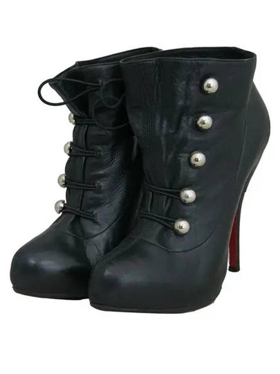 Black color leather women s shoes - CHRISTIAN LOUBOUTIN - BALAAN 2