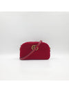 Women s gg Marmont Matelasse Velvet Chain Shoulder Bag 4257 - GUCCI - BALAAN 3