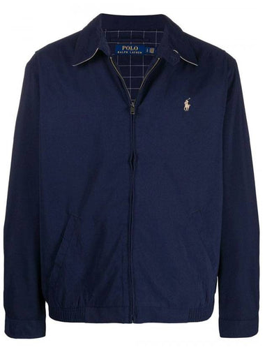 Harrington Windbreaker Navy - POLO RALPH LAUREN - BALAAN 1