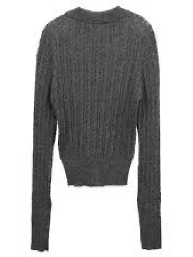 Cable knit gray FKS013KN0013055 1327923 - AMI - BALAAN 1