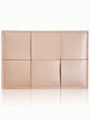 Intrecciato Lambskin Calfskin Card Wallet Pink - BOTTEGA VENETA - BALAAN 2