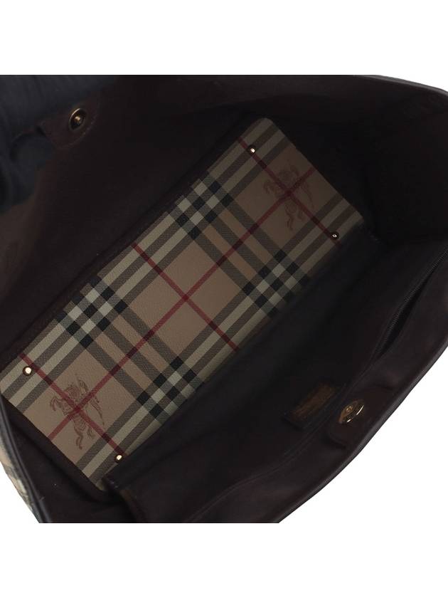 PVC Classic Check Shopper Bag 34241 - BURBERRY - BALAAN 7