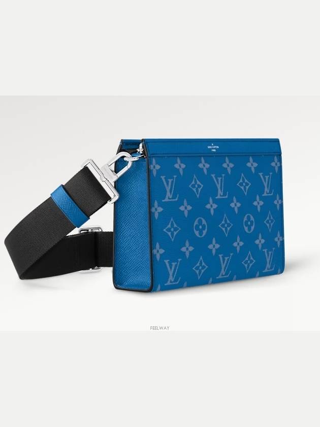 Gaston Taigarama Cross Bag Blue - LOUIS VUITTON - BALAAN 3