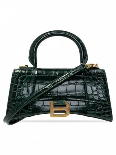 Hourglass XS Tote Bag Forest Green - BALENCIAGA - BALAAN 2