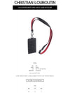 Spike Strap Card Wallet Black - CHRISTIAN LOUBOUTIN - BALAAN 3