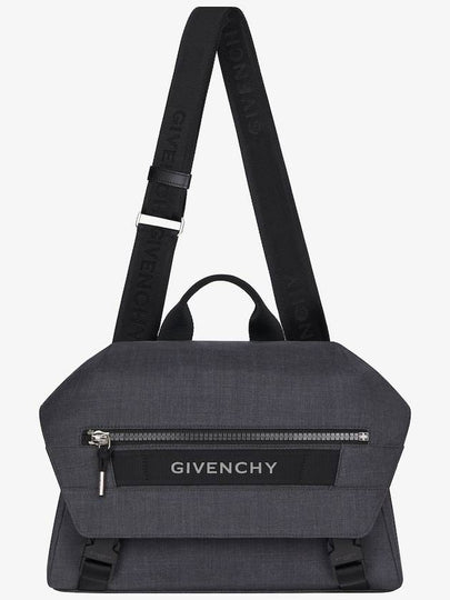 G Trek Wool Messenger Bag Grey Mix - GIVENCHY - BALAAN 2