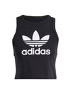 Trefoil Print Sleeveless Black - ADIDAS - BALAAN 1